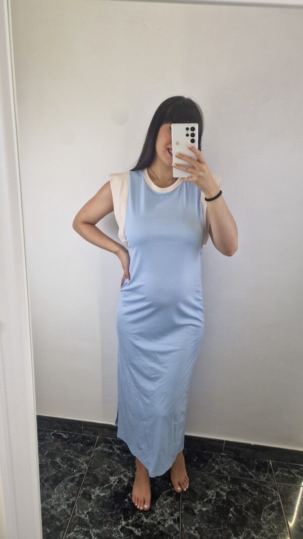 Vestido Atlanta azul celeste