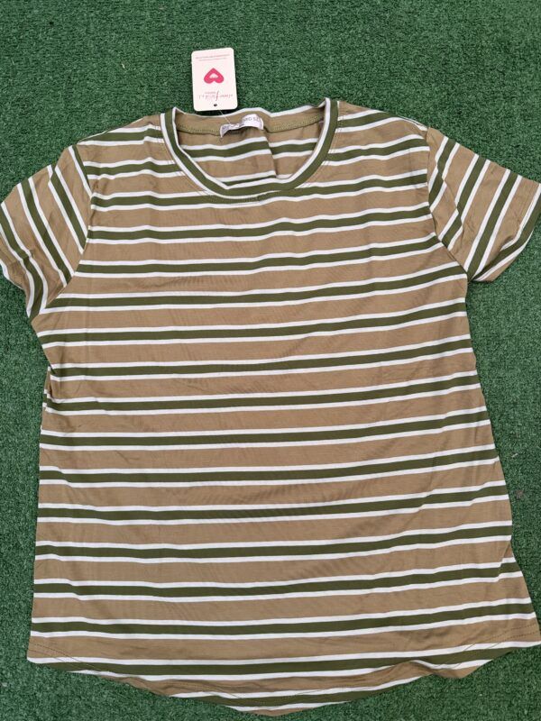 Camiseta rayas verdes