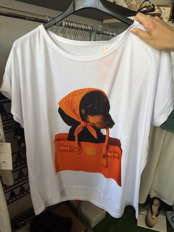 Camiseta perrito con bolso