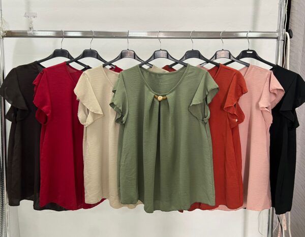 Blusa detalle volante L/Xl