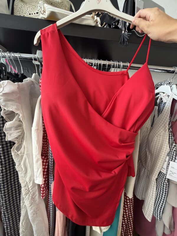 Top rojo cola de raton