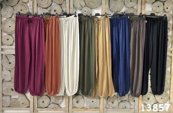 Pantalón bombacho satén
